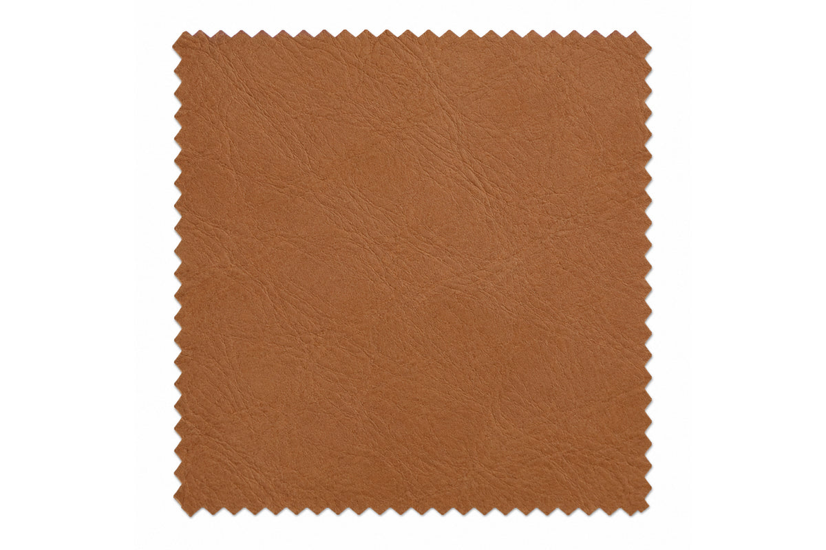 KAWOLA Stoffmuster Leder cognac