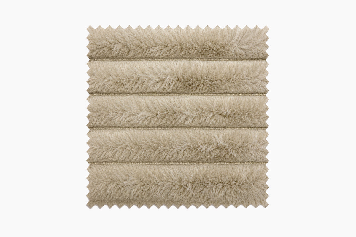 KAWOLA Stoffmuster Megacord taupe
