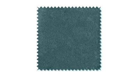 KAWOLA Stoffmuster Velvet grün petrol