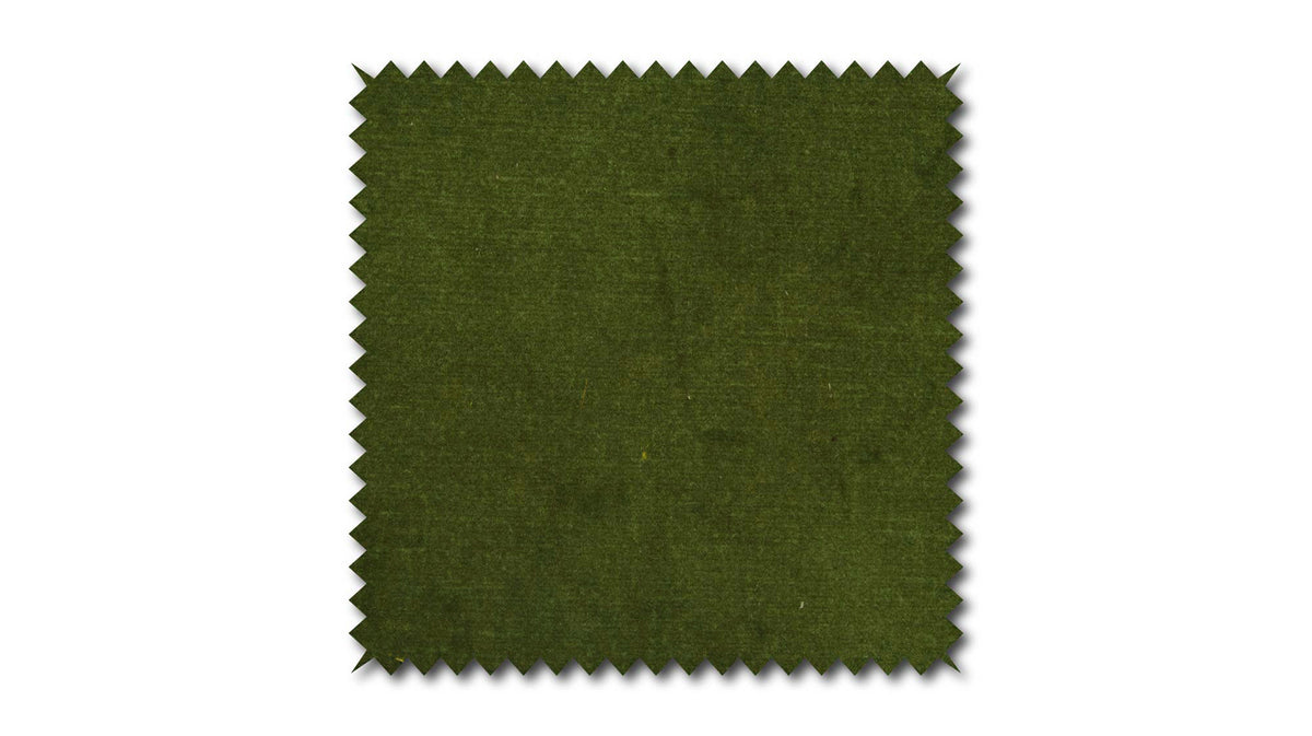 KAWOLA Stoffmuster Velvet moosgrün