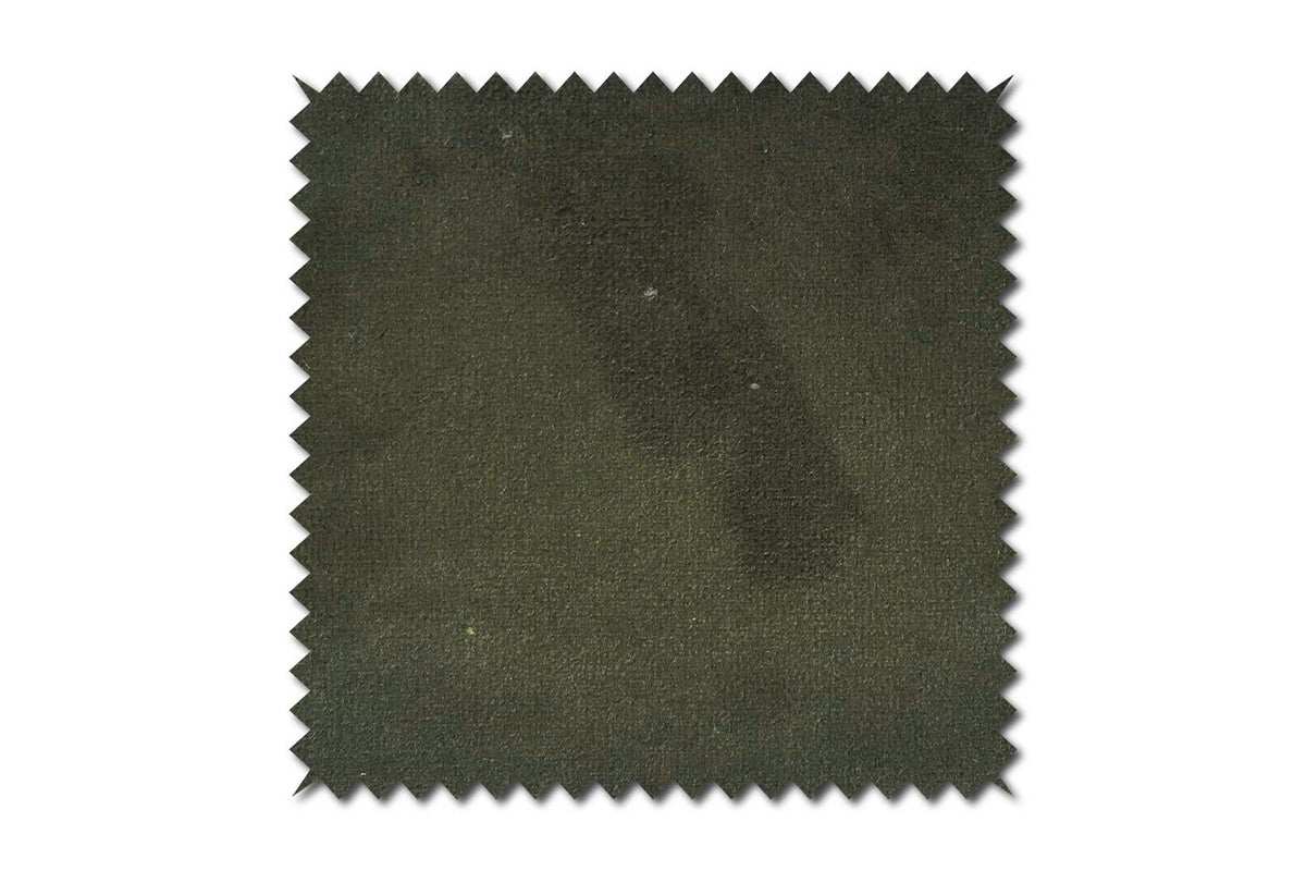 KAWOLA Stoffmuster Velvet oliv