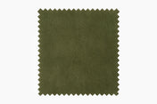 KAWOLA Stoffmuster Velvet olivgrün