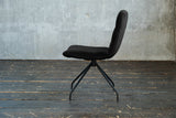 KAWOLA Stuhl NEW CHARME Drehstuhl Esszimmerstuhl Velvet schwarz