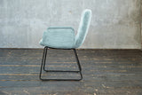 KAWOLA Stuhl NEW CHARME Esszimmersessel Cord hellblau