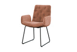 KAWOLA Stuhl NEW CHARME Esszimmersessel Cord rost