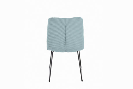 KAWOLA Stuhl NEW CHARME Esszimmerstuhl Cord hellblau