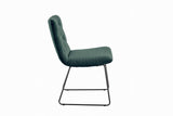 KAWOLA Stuhl NEW CHARME Esszimmerstuhl Cord smaragd