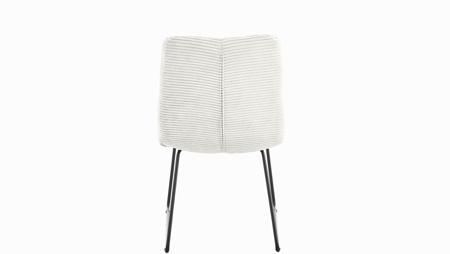 KAWOLA Stuhl NEW CHARME Esszimmerstuhl Cord weiß