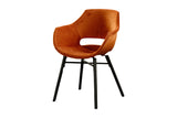 KAWOLA Stuhl ZAJA Esszimmerstuhl Velvet cognac