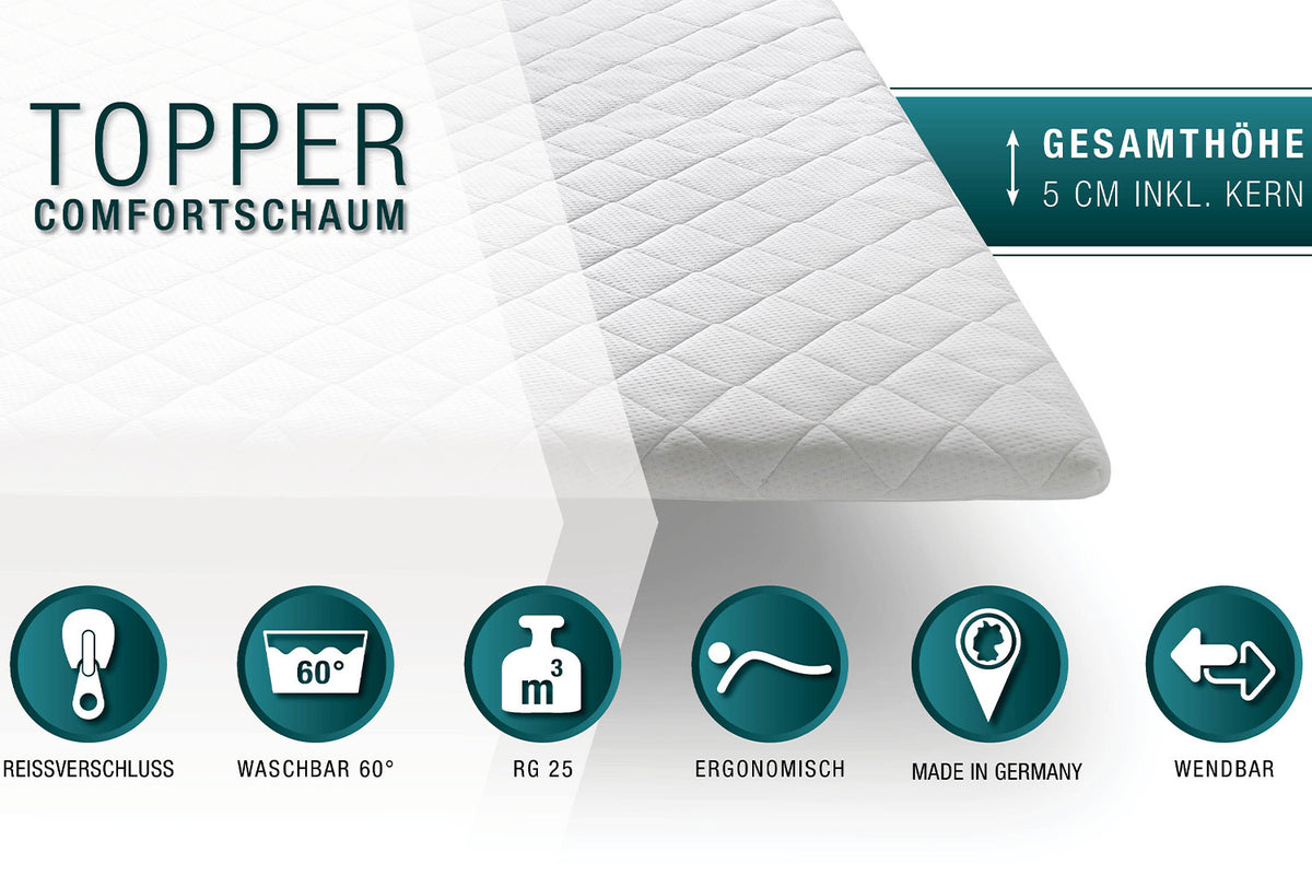 KAWOLA Topper SOLO Komfortschaum