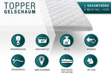 KAWOLA Topper SOLO Sence-ice Karo-Klima Gel-Schaum