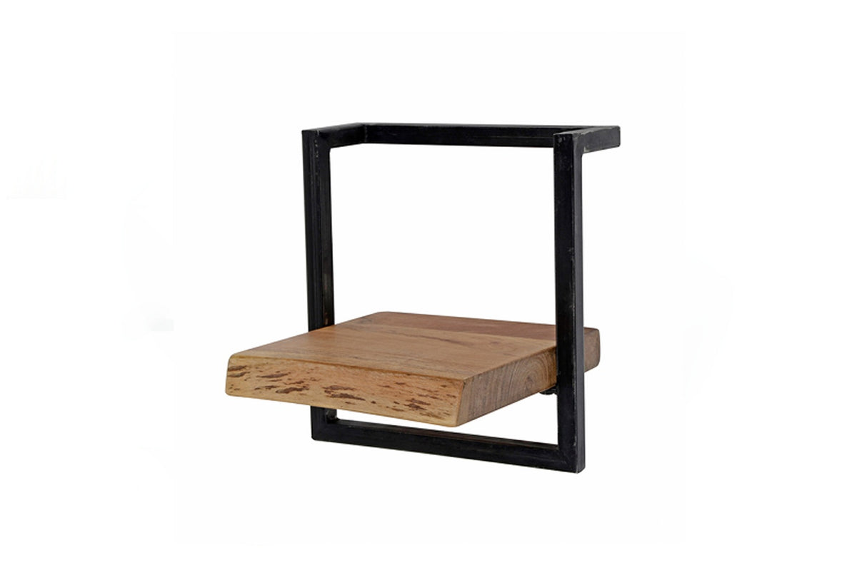 KAWOLA Wandregal ERGEA 20 cm Akazie massiv natur