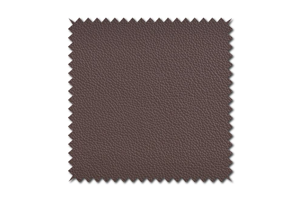KAWOLA Stoffmuster Leder chocolate 10x10cm