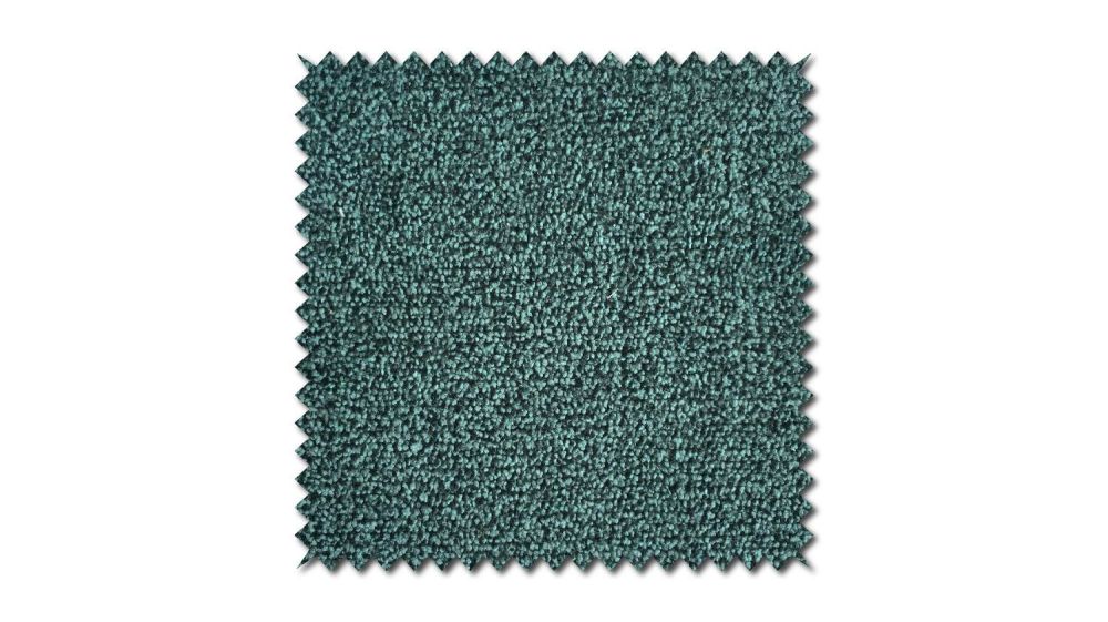 KAWOLA Stoffmuster Stoff petrol 10x10cm
