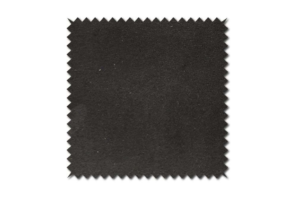 KAWOLA Stoffmuster Stoff schwarz 10x10cm