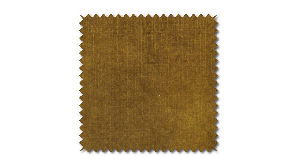 KAWOLA Stoffmuster Velvet cognac 10x10cm