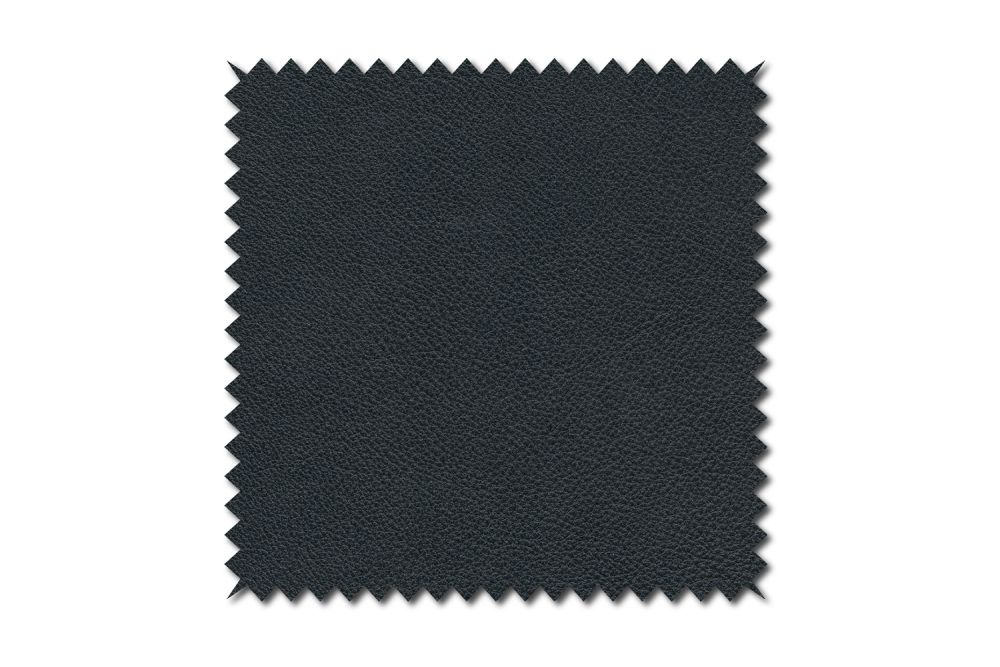 KAWOLA Stoffmuster Leder schwarz 10x10cm