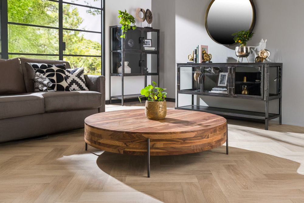 KAWOLA Couchtisch KEO Nussbaum braun