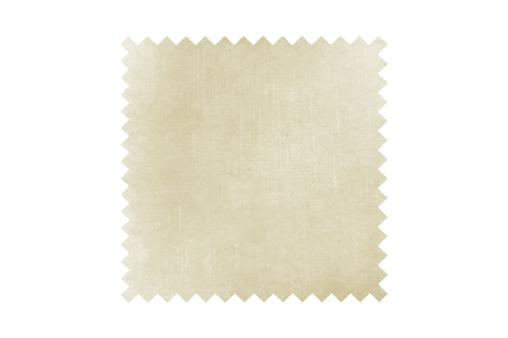 KAWOLA Stoffmuster Velvet cremeweiß