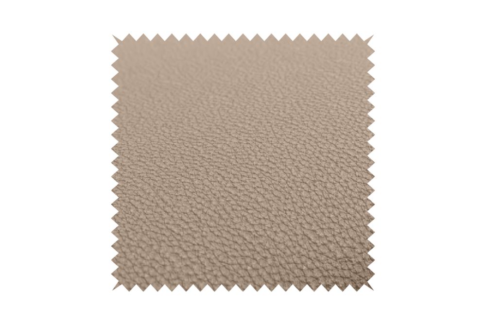 KAWOLA Stoffmuster Leder taupe