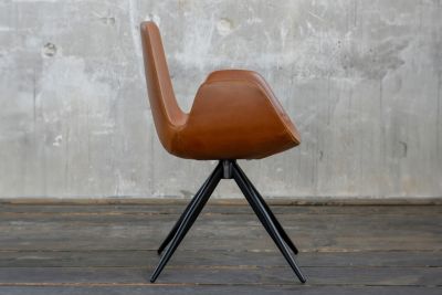 Vorschau: KAWOLA Stuhl QUEN Kunstleder braun Vorschau: KAWOLA Stuhl QUEN Kunstleder braun