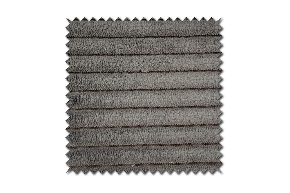 KAWOLA Stoffmuster Cord dunkelgrau 10x10cm
