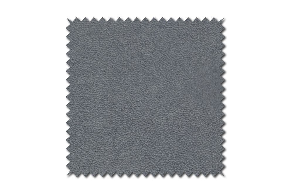 KAWOLA Stoffmuster Leder grau 10x10cm