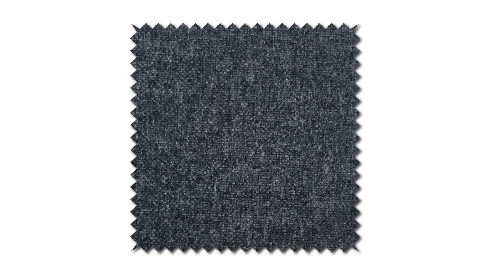 KAWOLA Stoffmuster Stoff dunkelgrau 10x10cm