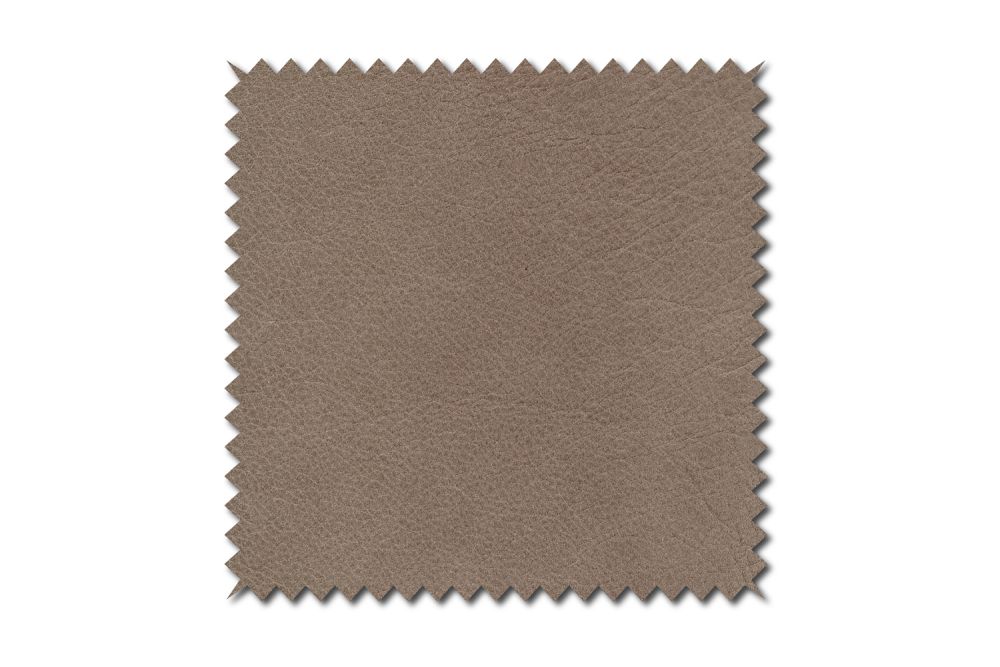 KAWOLA Stoffmuster Leder taupe 10x10cm