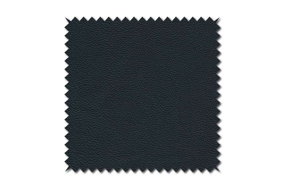 KAWOLA Stoffmuster Leder schwarz 10x10cm