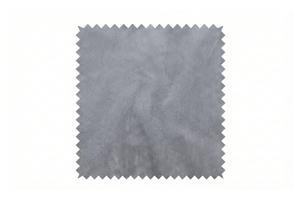 KAWOLA Stoffmuster Velvet grau