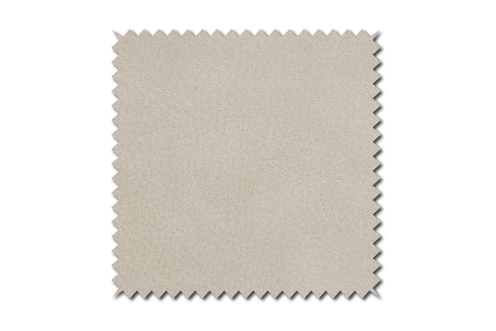 KAWOLA Stoffmuster Leder hellgrau 10x10cm