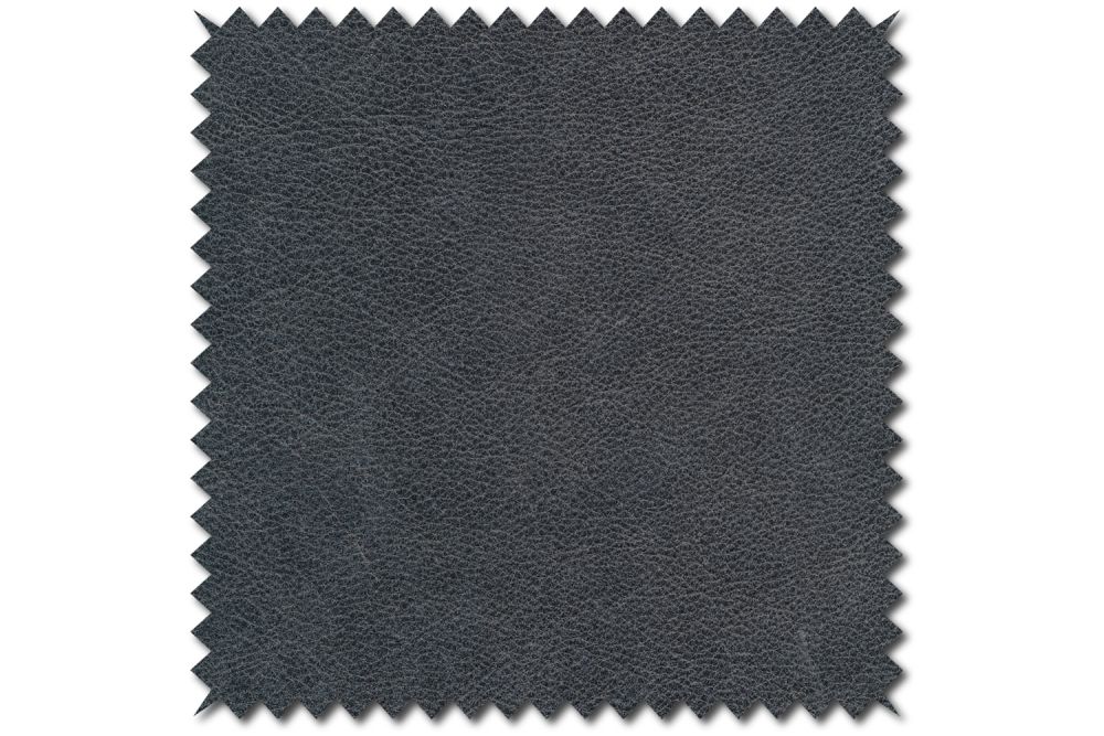 KAWOLA Stoffmuster Leder grau 10x10cm