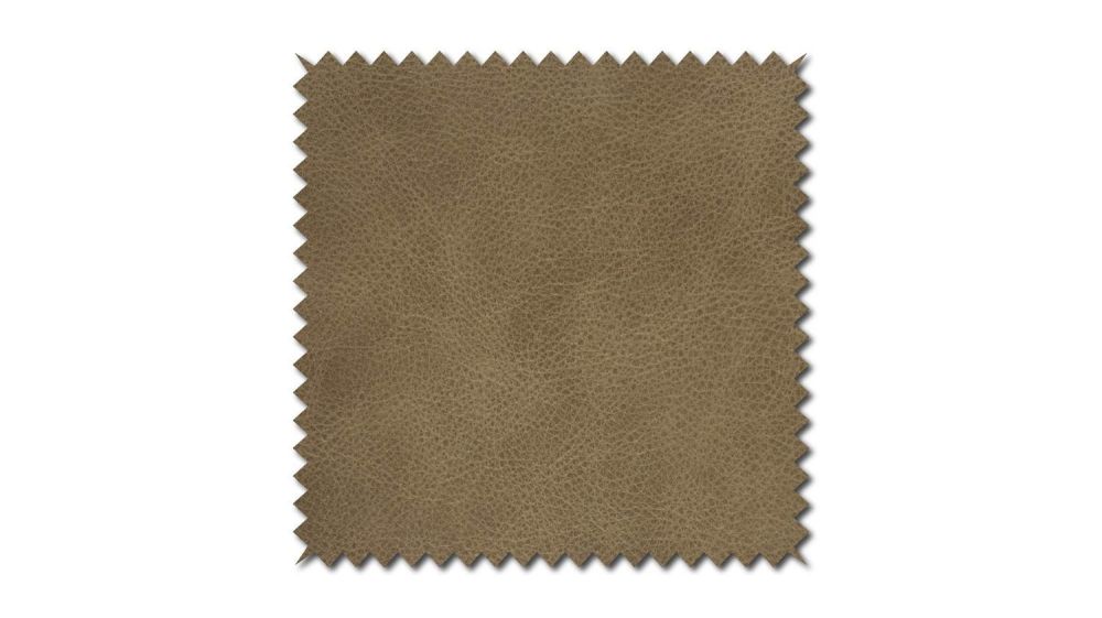 KAWOLA Stoffmuster Leder beige 10x10cm