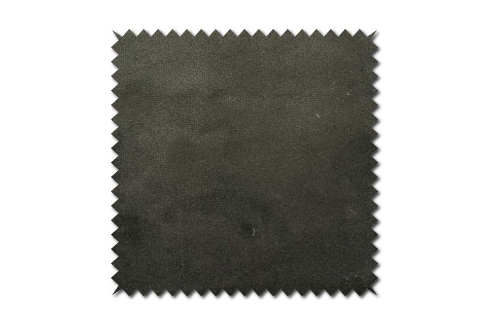 KAWOLA Stoffmuster Velvet anthrazit 10x10cm