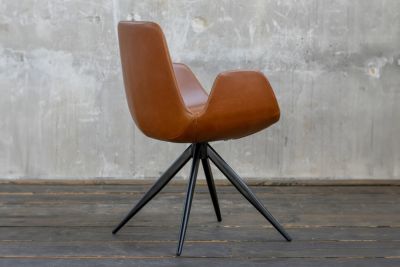 Vorschau: KAWOLA Stuhl QUEN Kunstleder braun Vorschau: KAWOLA Stuhl QUEN Kunstleder braun