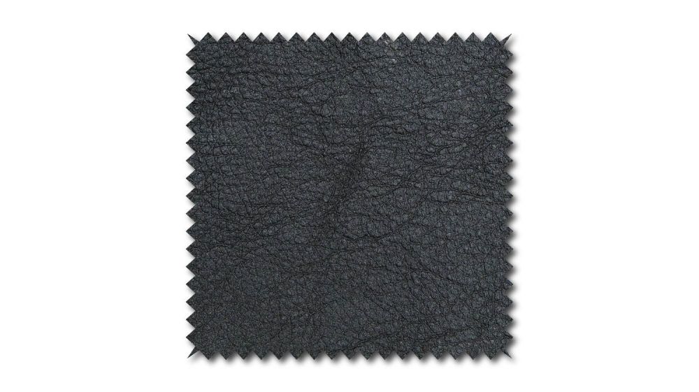 KAWOLA Stoffmuster Kunstleder silbergrau 10x10cm