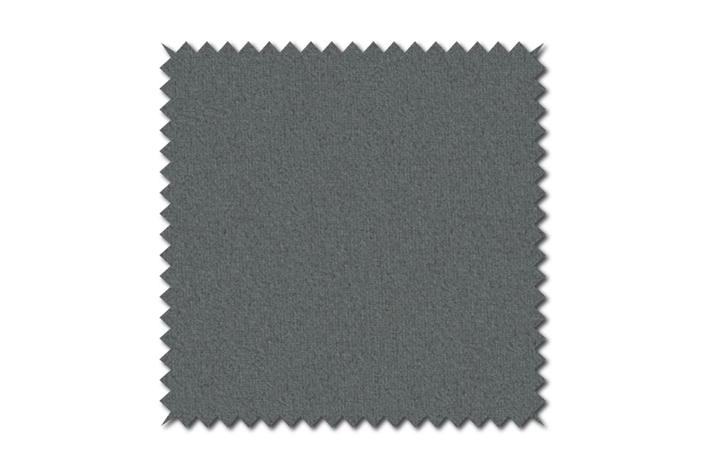 KAWOLA Stoffmuster Velvet grau 10x10cm