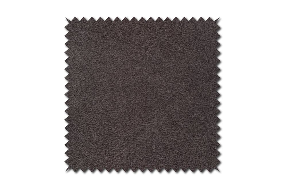 KAWOLA Stoffmuster Leder anthrazit 10x10cm