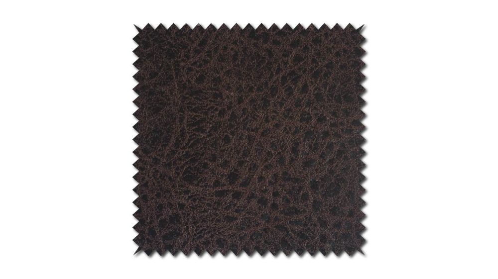 KAWOLA Stoffmuster Stoff dunkelbraun 10x10cm