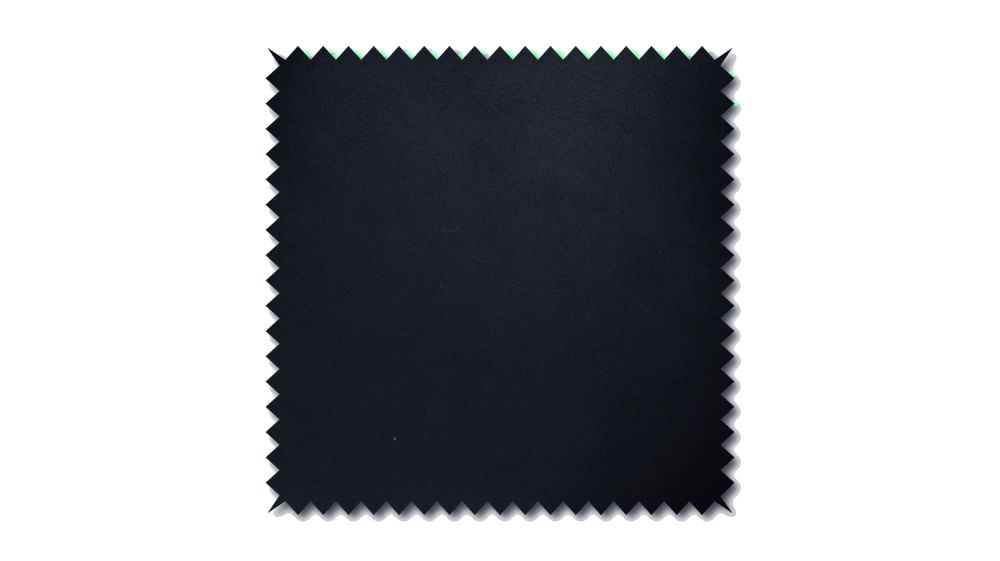 KAWOLA Stoffmuster Kunstleder blau 10x10cm