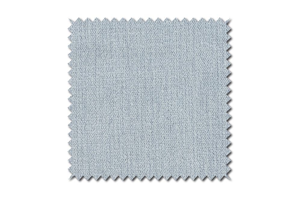 KAWOLA Stoffmuster Stoff hellblau 10x10cm